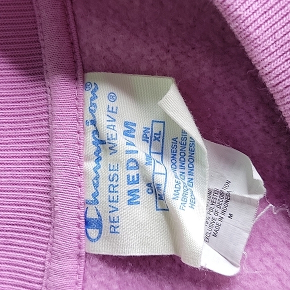 CHAMPION Colorblock Reverse Weave Pullover Sweatshirt Medium - Picture 6 of 6